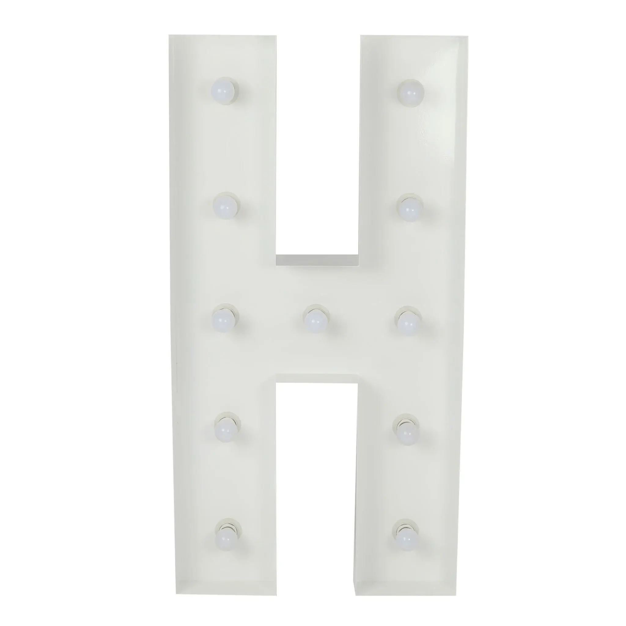 Marquee Letter H