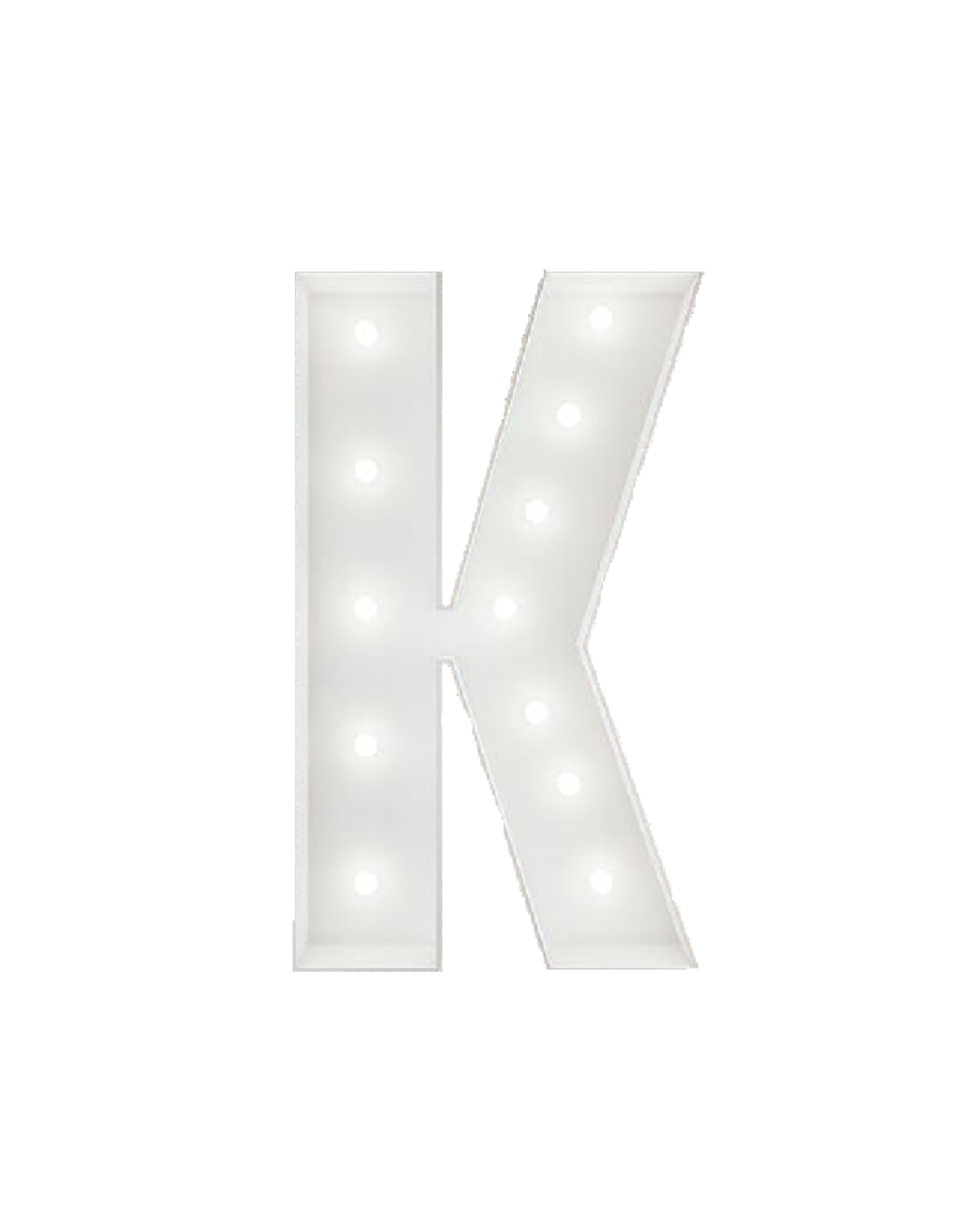 Marquee Letter K
