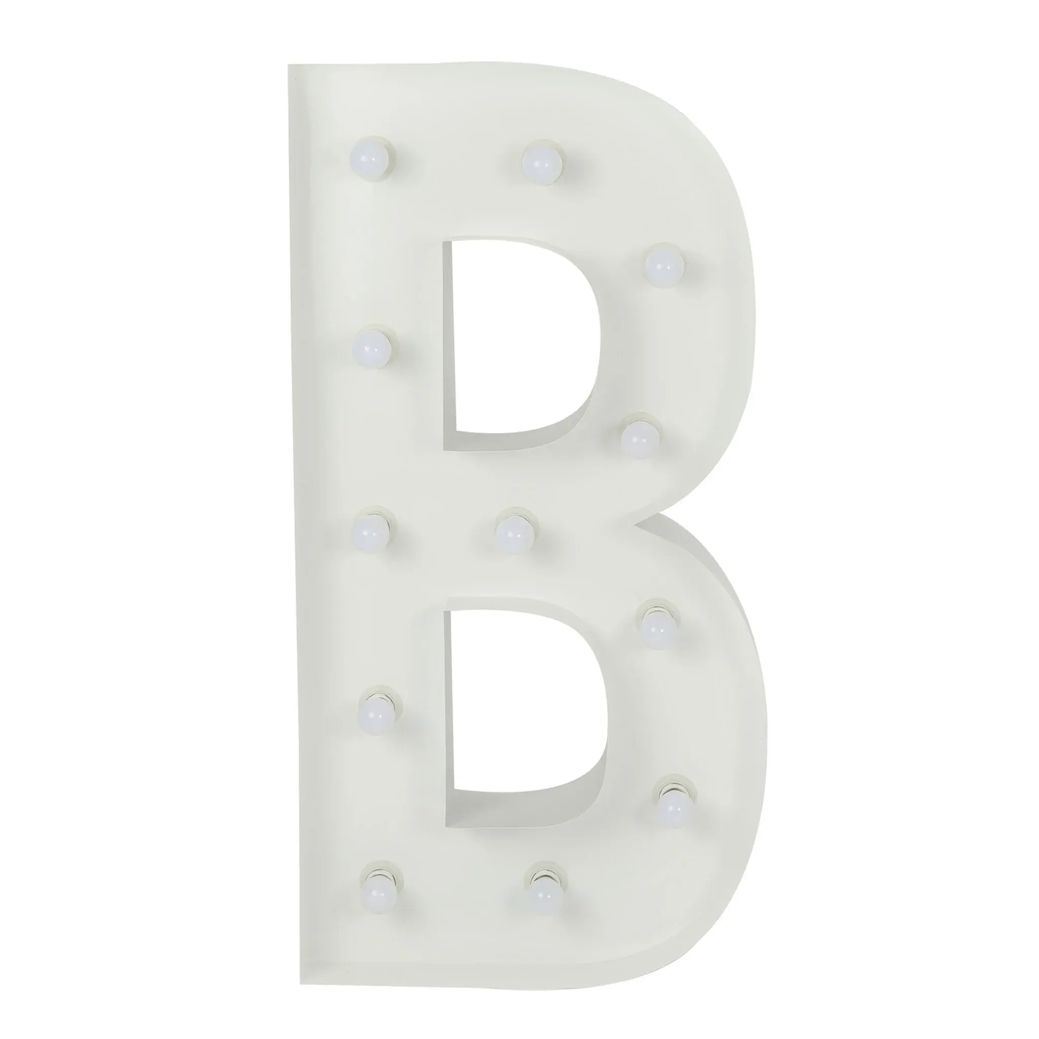 Marquee Letter B