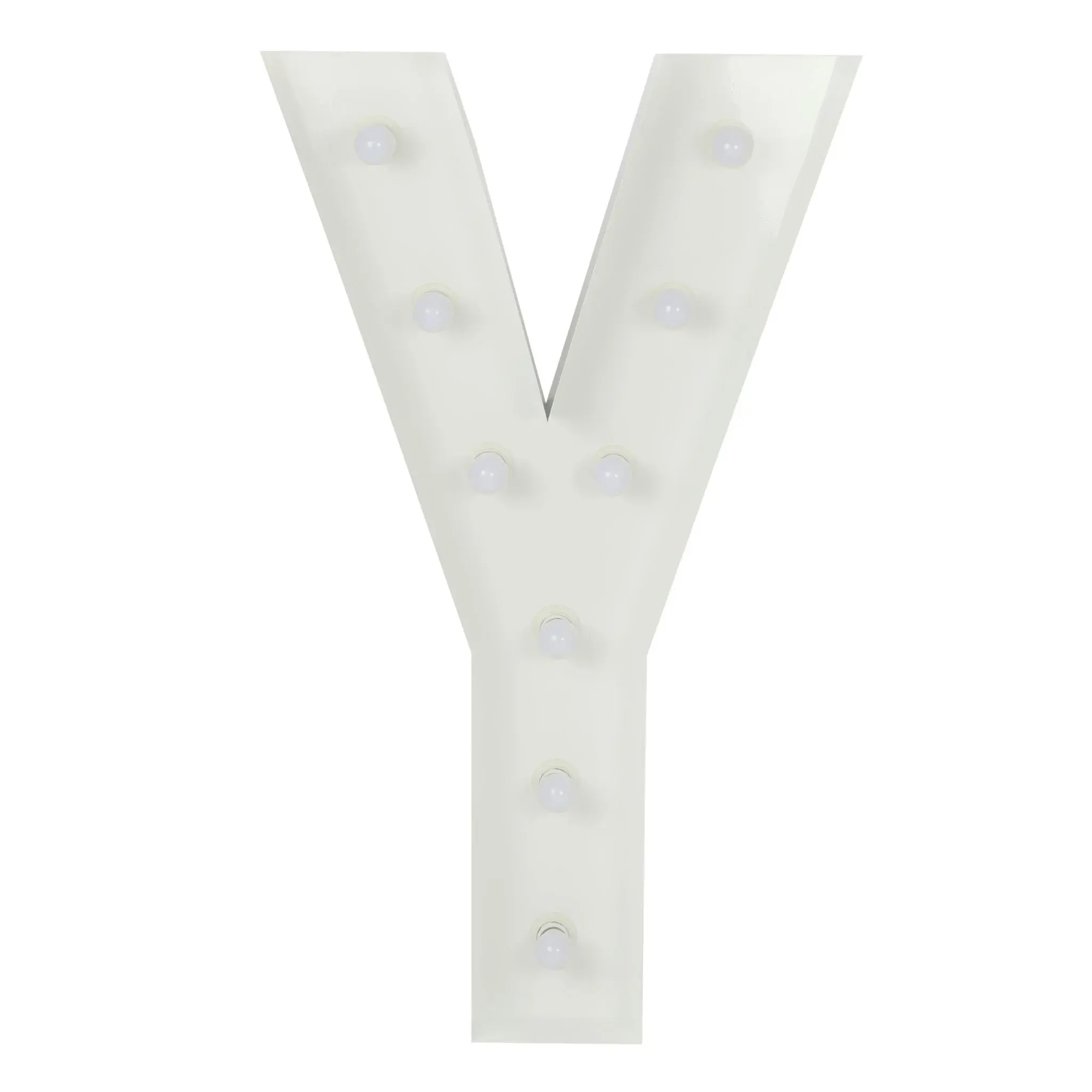 Marquee Letter Y