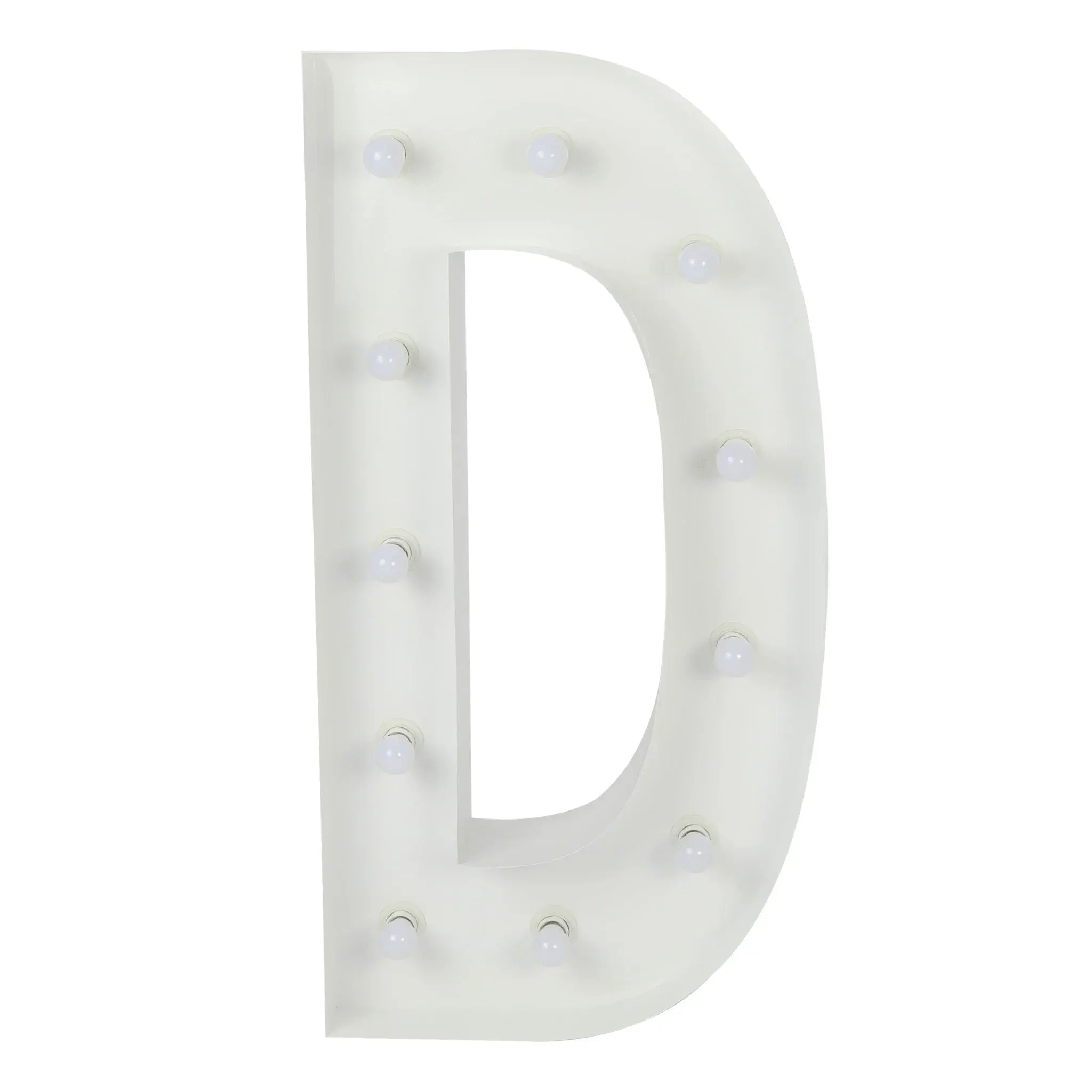 Marquee Letter D
