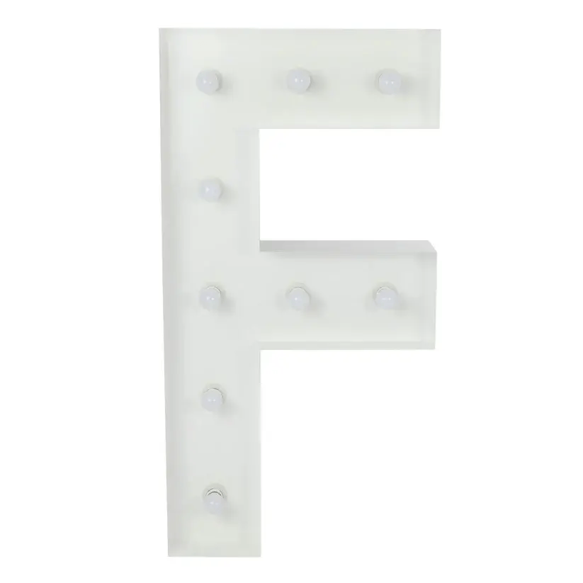 Marquee Letter F
