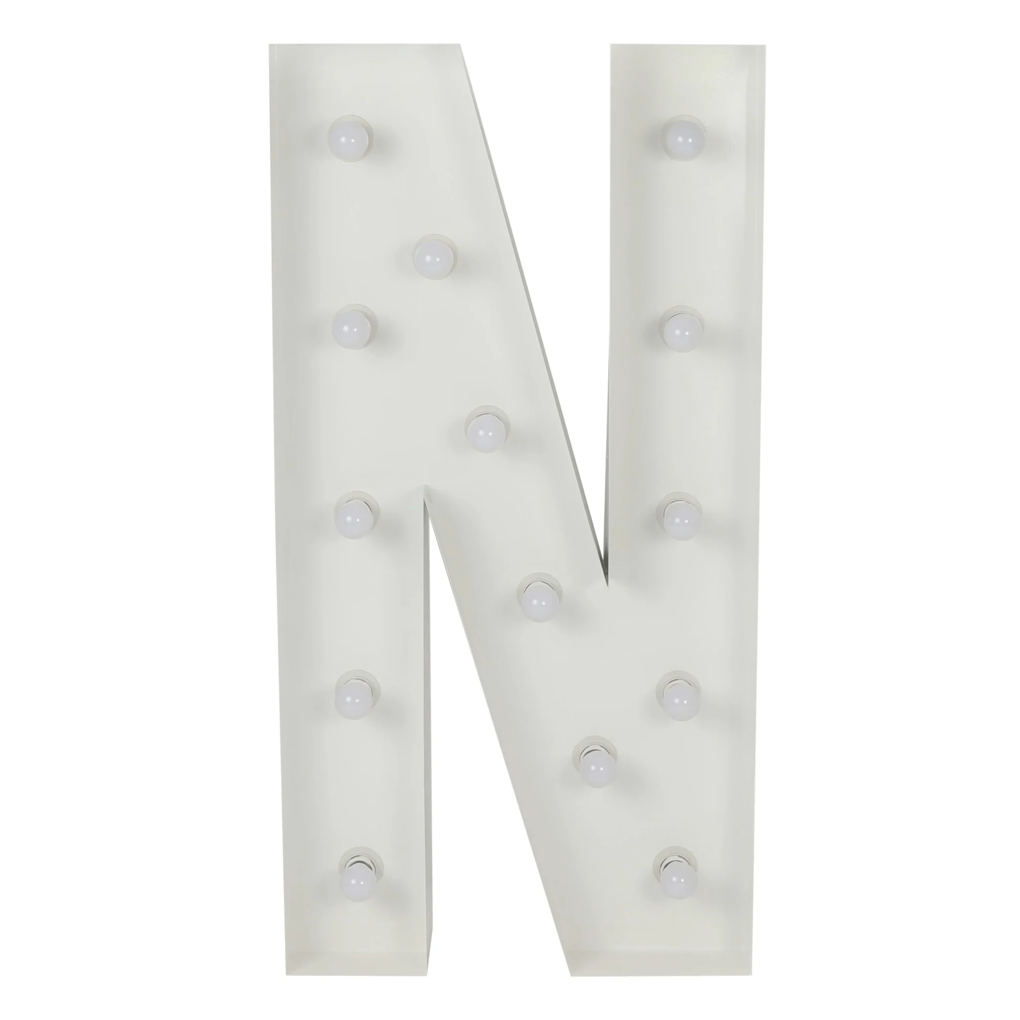 Marquee Letter N