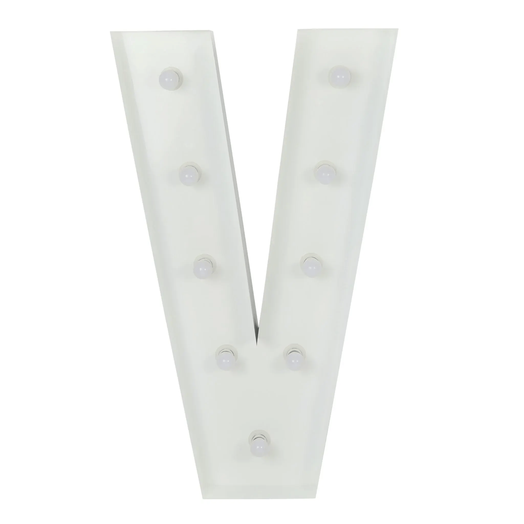 Marquee Letter V