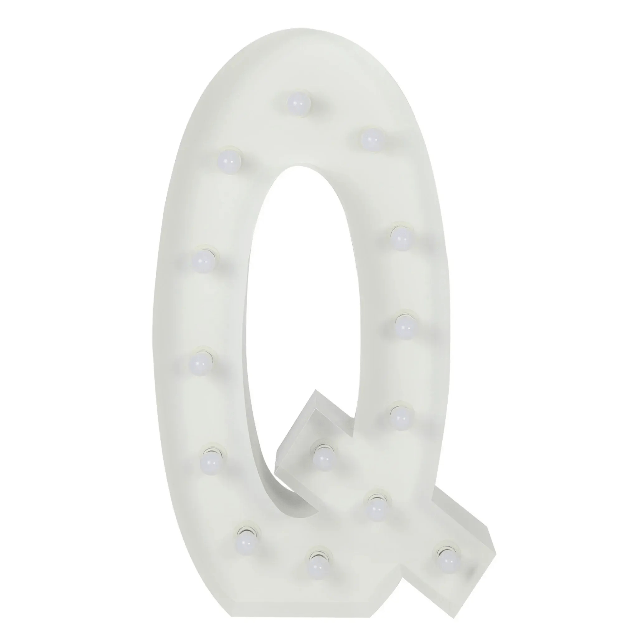 Marquee Letter Q