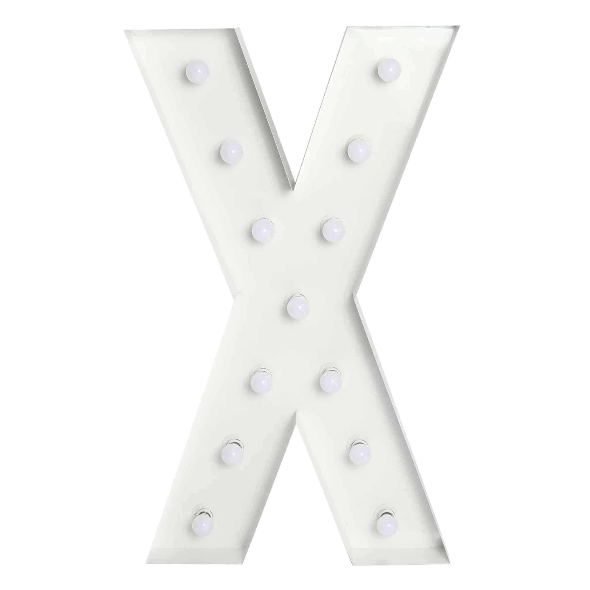 Marquee Letter X