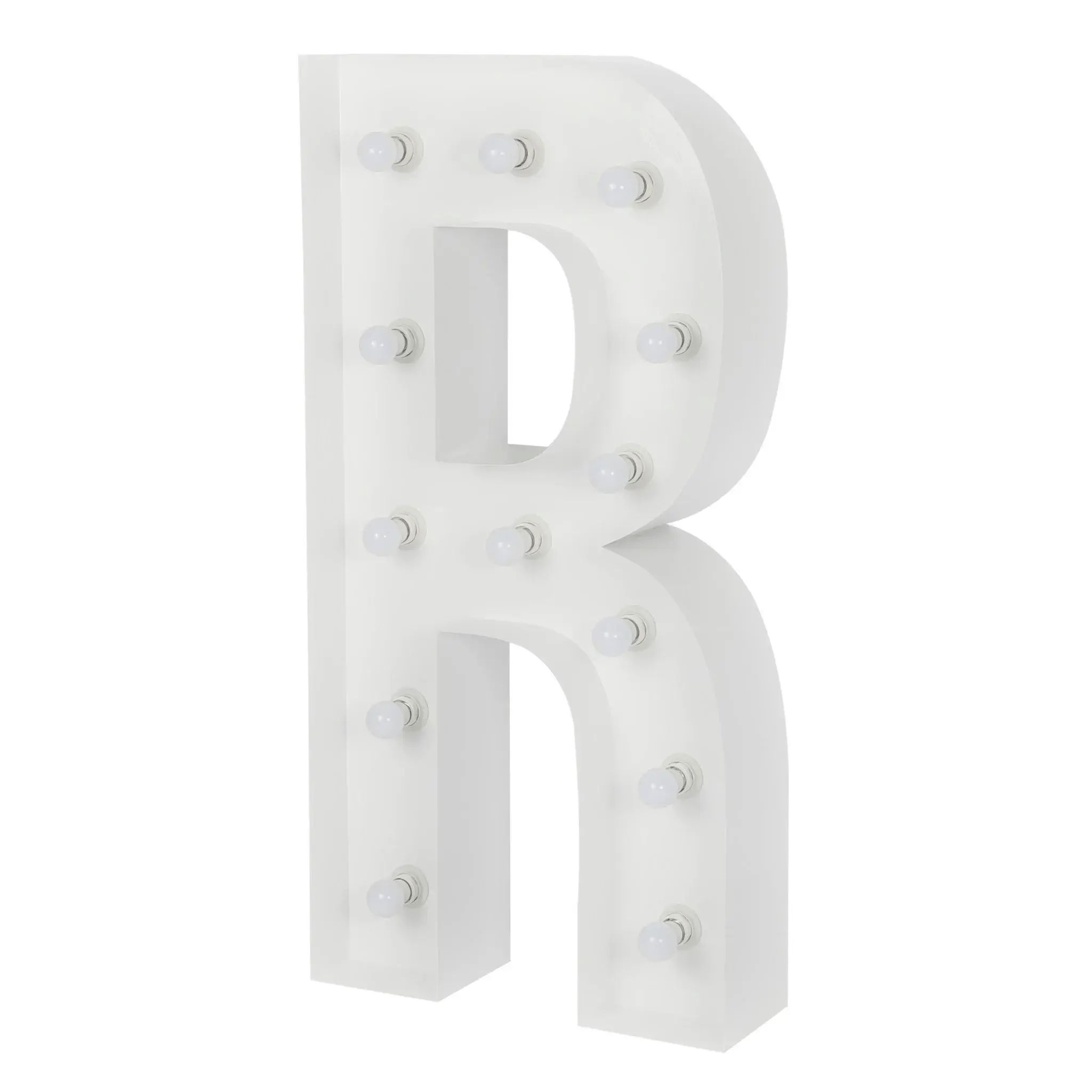 Marquee Letter R