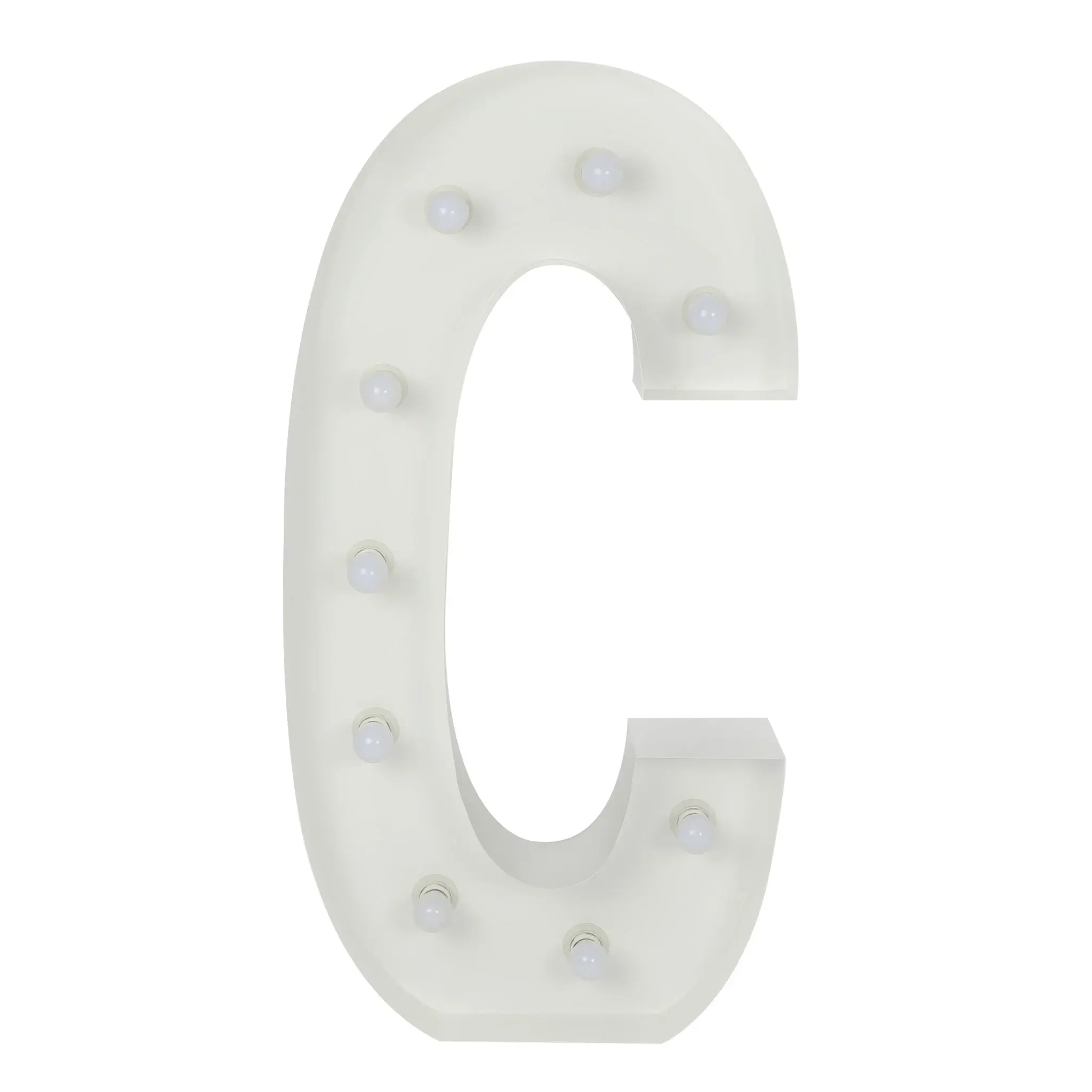Marquee Letter C